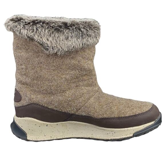 Chaco Women's Borealis Mink Wool Insulated Winter Boot Size US 7 - Picture 4 of 11